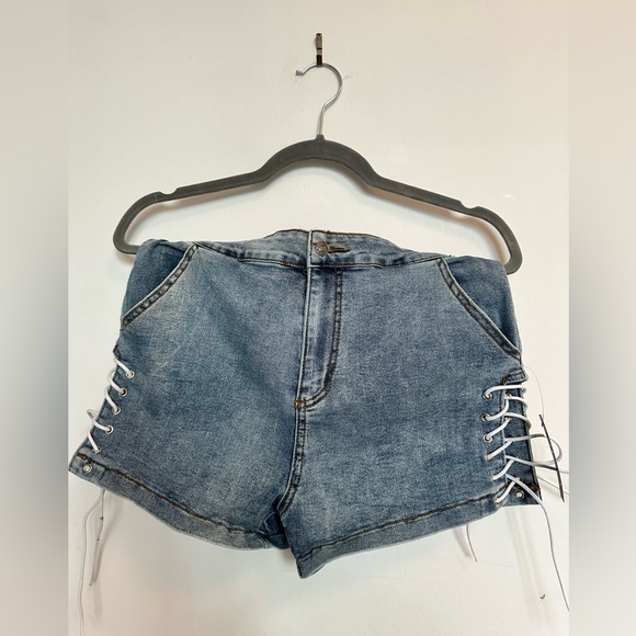 Hot Miami styles 2 pc Jean outfit - Picture 3 of 5